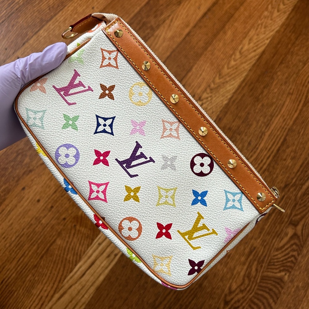 OG Takashi Louis Vuitton Multicolor Monogram Pouchette Excellent